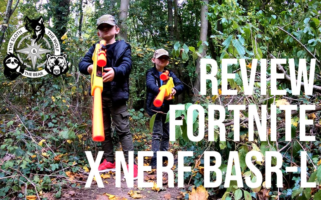 REVIEW: Fortnite x Nerf BASR-L Bolt Action Sniper Rifle with suppressor